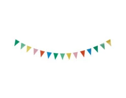 Mini Vlaggenlijn Retro 2,6m