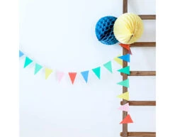 Mini Vlaggenlijn Retro 2,6m 8 Mini Vlaggenlijn Retro 2,6m -Feestspullen Winkel mini vlaggenlijn retro 26m 3