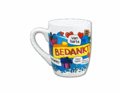 Mok Bedankt 12cm -Feestspullen Winkel mok bedankt 12cm 2