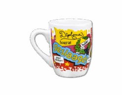 Mok Geslaagd School 12cm -Feestspullen Winkel mok geslaagd school 12cm 2