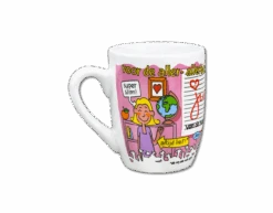 Mok Juf 12cm -Feestspullen Winkel mok juf 12cm 2