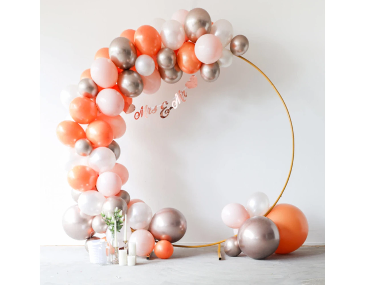 Mr, & Mrs, Letterslinger Rose Goud 1m 4 Mr, & Mrs, Letterslinger Rose Goud 1m - Afbeelding 4