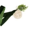 Mummy To Be Belly Sash With Foliage And Wooden Tag