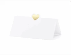 Naamkaartjes Goud 10cm 10st