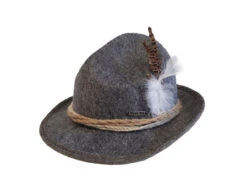Oktoberfest Tiroler Hoed Grijs Vilt