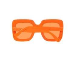 Oranje Bril Glitters -Feestspullen Winkel oranje bril glitters 3