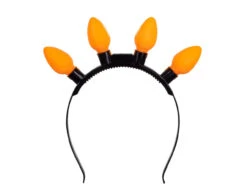 Oranje Haarband Led -Feestspullen Winkel oranje haarband led 2