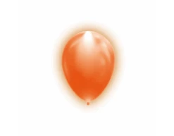 Oranje Led Ballonnen 26cm 5st