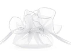 Organza Zakjes Wit 25cm 10st