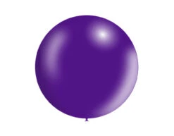 Paarse Reuze Ballon Metallic 60cm