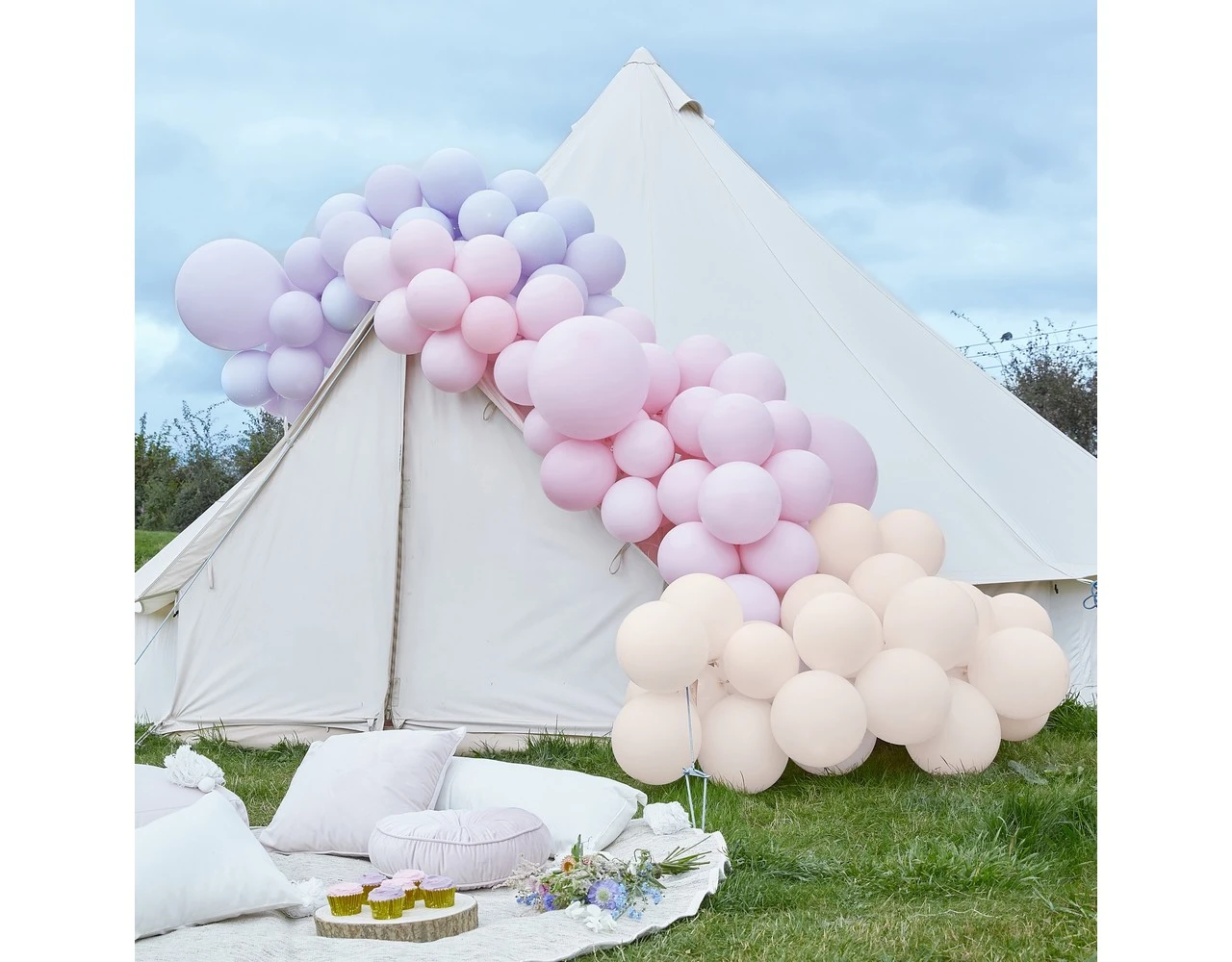 Paarse Roze Ballonnenboog XL DIY Set 2 Paarse Roze Ballonnenboog XL DIY Set - Afbeelding 2