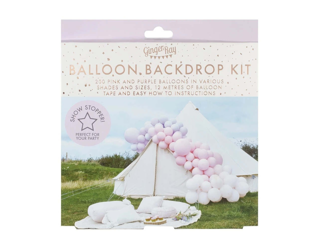 Paarse Roze Ballonnenboog XL DIY Set 3 Paarse Roze Ballonnenboog XL DIY Set - Afbeelding 3