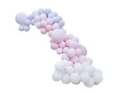 Paarse Roze Ballonnenboog XL DIY Set