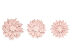 Papieren Bloemen Roze Pastel 3st 9 Papieren Bloemen Roze Pastel 3st -Feestspullen Winkel papieren bloemen roze pastel 3st 2