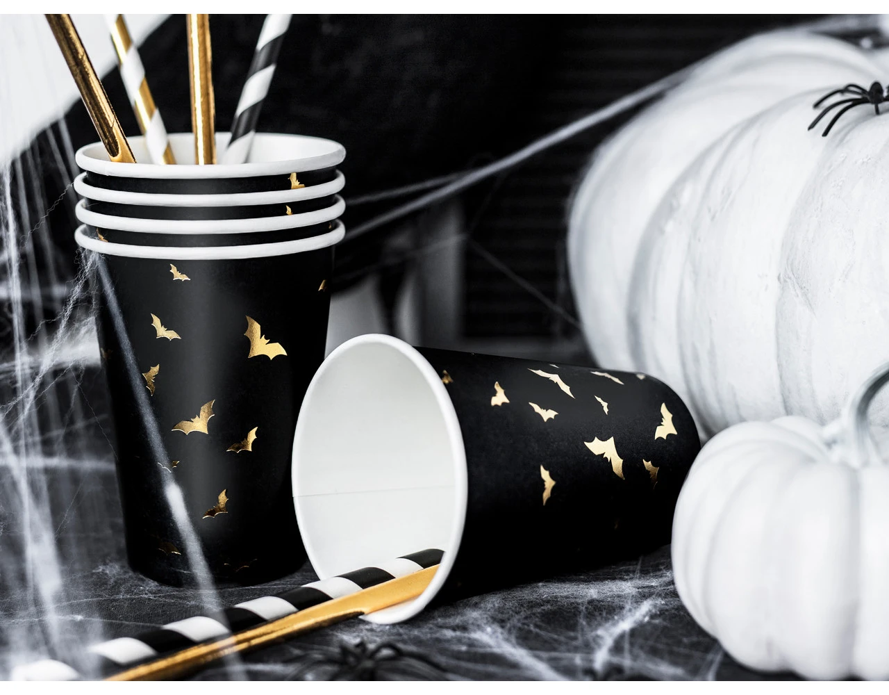 Papieren Rietjes Zwart 19,5cm 10st 4 Papieren Rietjes Zwart 19,5cm 10st - Afbeelding 4