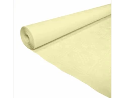 Papieren Tafelkleed Ivoorkleur 8m