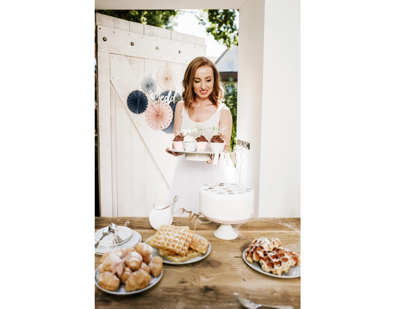 Papieren Waaiers Gekleurde Set 14-38cm 3 Delig 7 Papieren Waaiers Gekleurde Set 14-38cm 3 Delig - Afbeelding 7