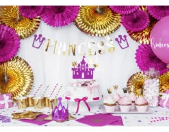 Papieren Waaiers Goud Set 23-40cm 3 Delig -Feestspullen Winkel papieren waaiers goud set 23 40cm 3 delig 4