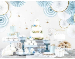 Papieren Waaiers Wit Set 23-40cm 3 Delig -Feestspullen Winkel papieren waaiers wit set 23 40cm 3 delig 5