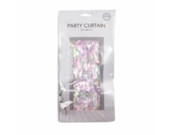 Parelmoer Deurgordijn Folie 2,4m -Feestspullen Winkel parelmoer deurgordijn folie 24m 2