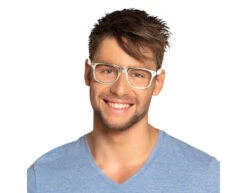 Partybrillen Zilver Set 3 Delig