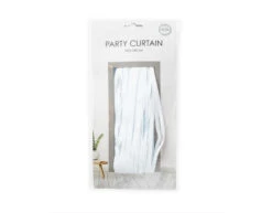 Partycurtain 100x240cm Flame Retardent White -Feestspullen Winkel partycurtain 100x240cm flame retardent white 1
