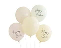 Pasen Ballonnen Happy Easter 30cm 5st