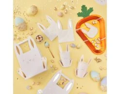 Pasen Ballonnen Konijn 30cm 9st -Feestspullen Winkel pasen ballonnen konijn 30cm 9st 3