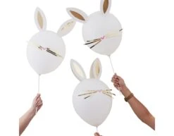 Pasen Ballonnen Konijn Diy 30cm 5st