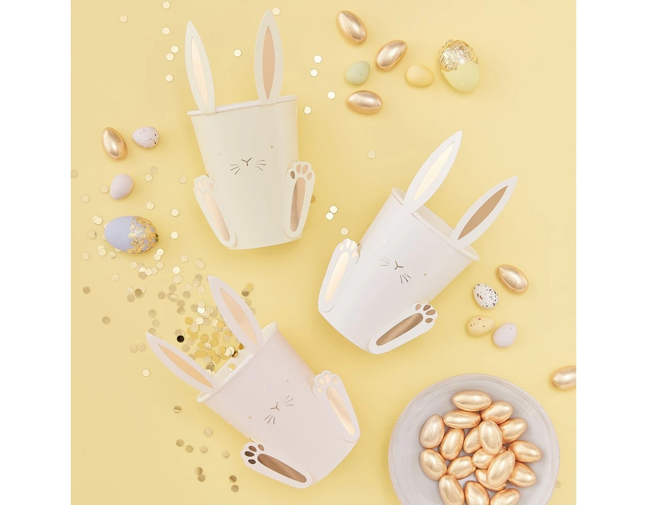 Pasen Bekers Konijn 255ml 8st 3 Pasen Bekers Konijn 255ml 8st - Afbeelding 3