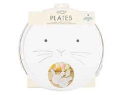 Pasen Borden Konijn 25cm 8st -Feestspullen Winkel pasen borden konijn 25cm 8st 2