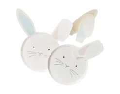 Pasen Borden Konijn 25cm 8st