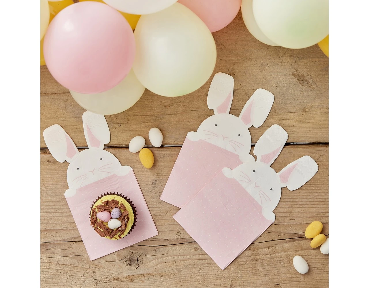Pasen Servetten Konijn 16st 3 Pasen Servetten Konijn 16st - Afbeelding 3