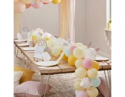 Pasen Tafeldecoratie Ballonslinger Pastel -Feestspullen Winkel pasen tafeldecoratie ballonslinger pastel 2