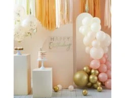 Perzikkleur Hangdecoratie Slinger Set -Feestspullen Winkel perzikkleur hangdecoratie slinger set 3