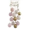 Perzikkleur Happy Birthday Decoratie Set 9 Delig
