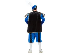 Pietenpak Blauw Fluweel -Feestspullen Winkel pietenpak blauw fluweel 3