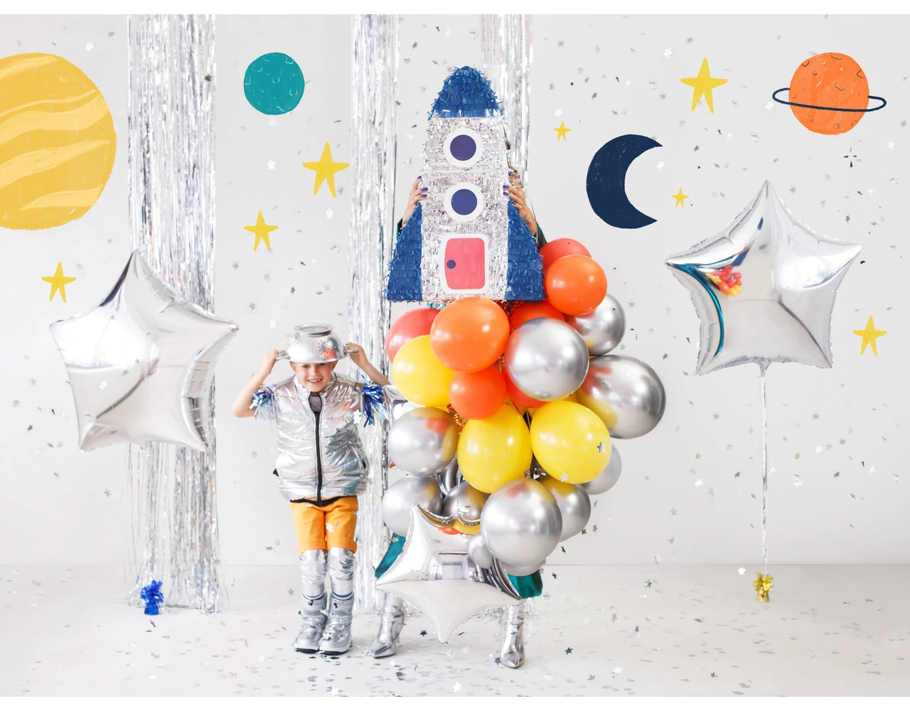 Pinata Raket 70cm 2 Pinata Raket 70cm - Afbeelding 2