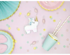 Pinata Unicorn Mini 8cm -Feestspullen Winkel pinata unicorn mini 8cm 4