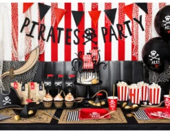 Piraten Borden 20cm 6st -Feestspullen Winkel piraten borden 20cm 6st 5