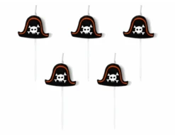 Piraten Kaarsen 2cm 5st