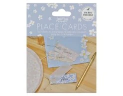 Place Cards Blossom Print Place Cards With Vellum Paper -Feestspullen Winkel place cards blossom print place cards with vellum 2