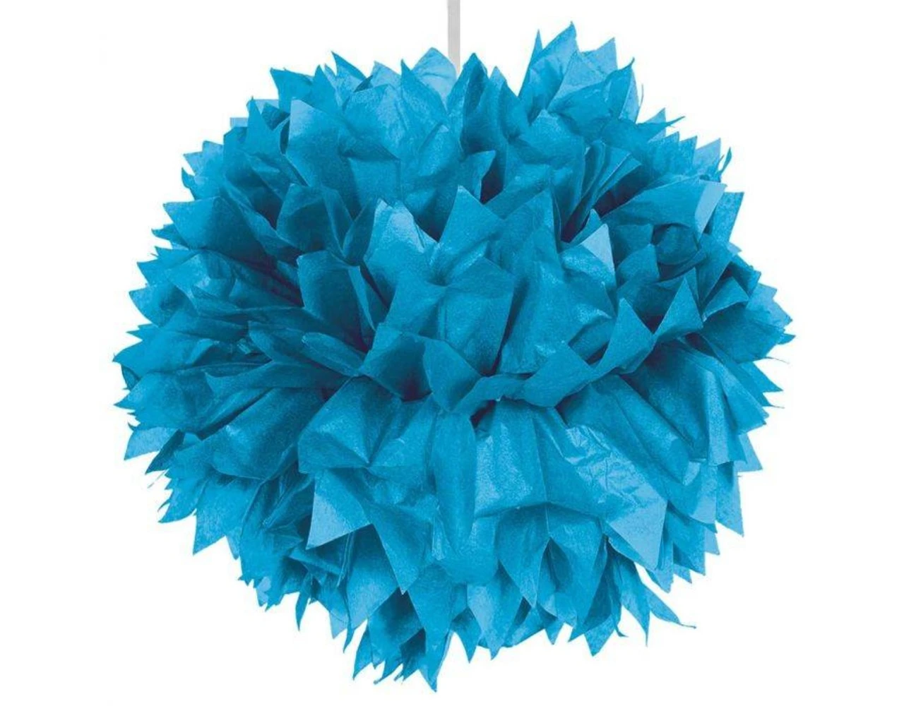 Pompon Blauw 30cm 1 Pompon Blauw 30cm