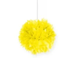 Pompon Geel 30cm