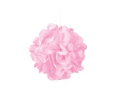 Pompon Lichtroze 20cm 3st