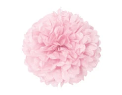 Pompon Lichtroze 40cm