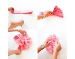 Pompon Neon Groen 30cm -Feestspullen Winkel pompon neon groen 30cm 2