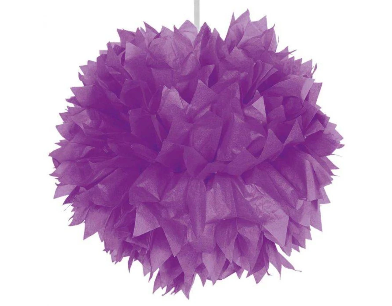Pompon Paars 30cm 1 Pompon Paars 30cm