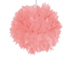 Pompon Roze 30cm