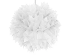 Pompon Wit 30cm